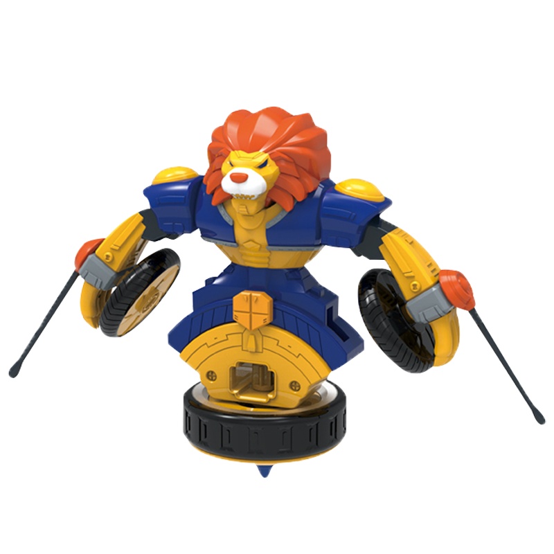 灵动创想正版魔幻陀螺3之机甲战车赤影幻甲男孩玩具儿童战斗套装 魔幻陀螺3/机甲战车/霸天狮/6110B