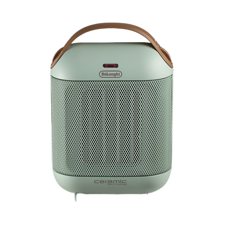 德龙(Delonghi)电暖器/电暖气/冷暖风机 台式迷你陶瓷加热技术 HFX30C18.GR 薄荷绿 单个装