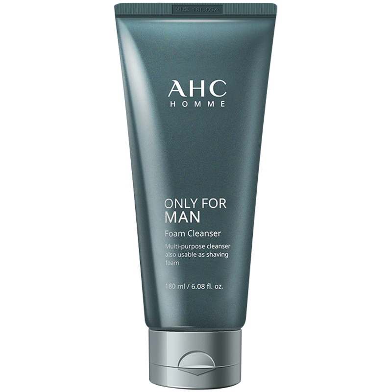 AHC男士烟酰胺洗面奶180ml 收敛毛孔 深层洁净