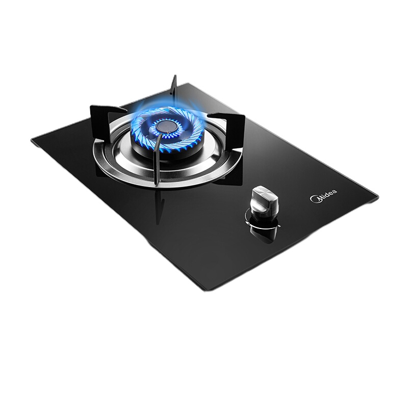 美的（Midea）钢化玻璃燃气灶单灶具 单眼灶台式免安装 煤气灶JZT-MQ4503-G（天然气）