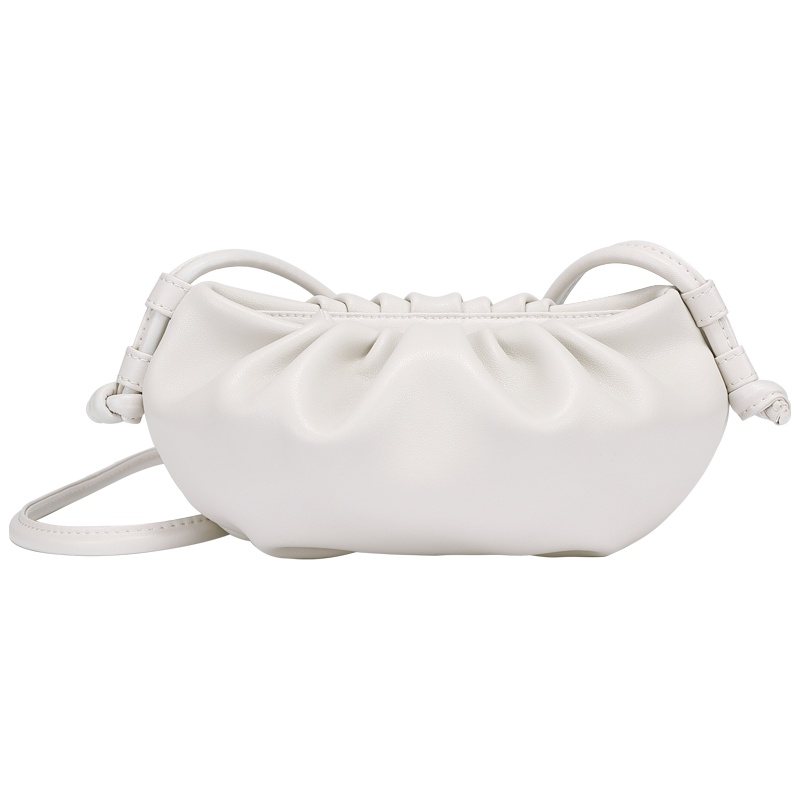 高尔夫GOLF牛皮斜挎包女士包包大容量单肩包女时尚柔软云朵包