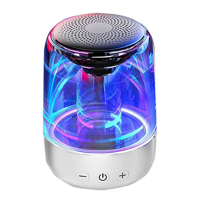 风悦雅韵仕C7蓝牙音箱发光迷你小音响电脑音响低音炮户外便携插卡白色