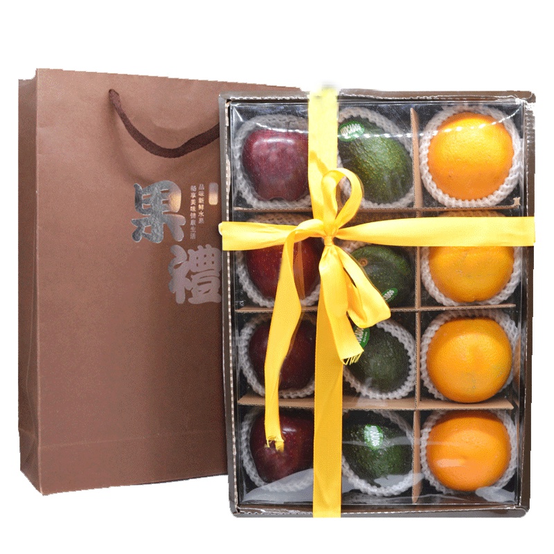 三生三世礼盒.(新西兰红玫瑰苹果4个+墨西哥牛油果4个+南非橙4个)