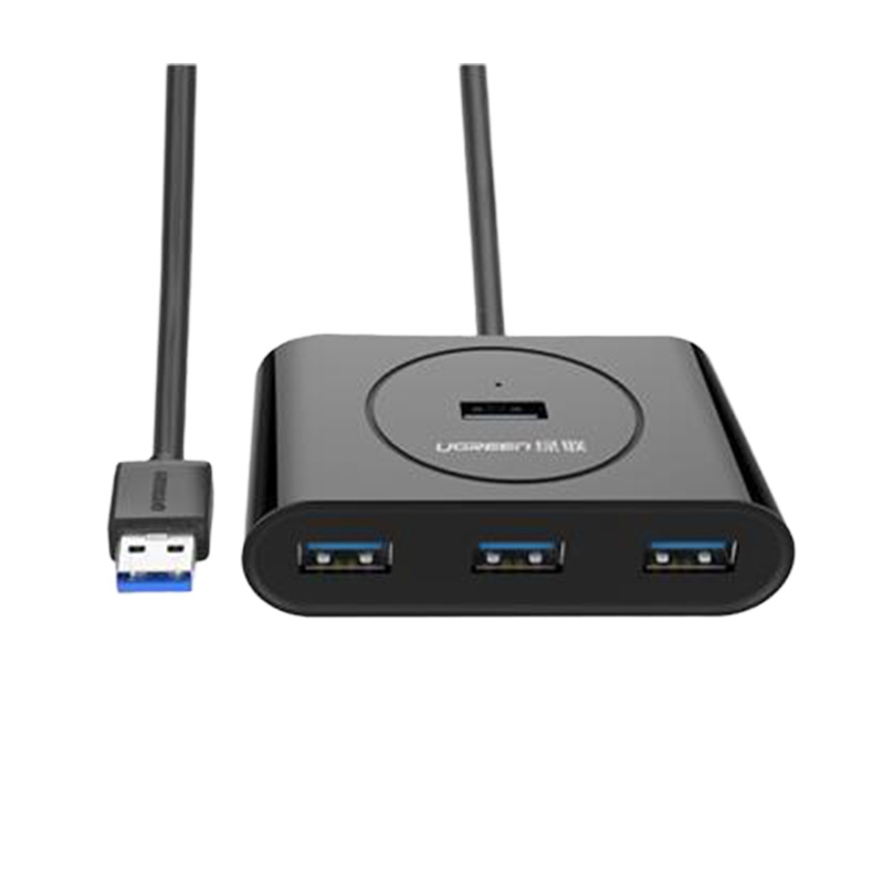 (DT)绿联(UGREE)30218 4口USB集线器(计价单位:个)黑色