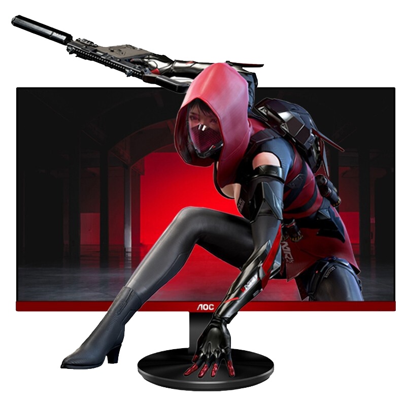 AOC新品 24英寸 VA 广色域 144Hz刷新率 HDMI 1ms响应 低蓝光不闪护眼 游戏电竞显示器(G2490VX)