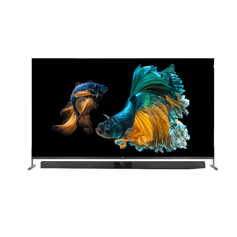 TCL 65X9 65英寸 8K超高清全面屏 QLED量子点全场景人工智能网络液晶电视机 黑色
