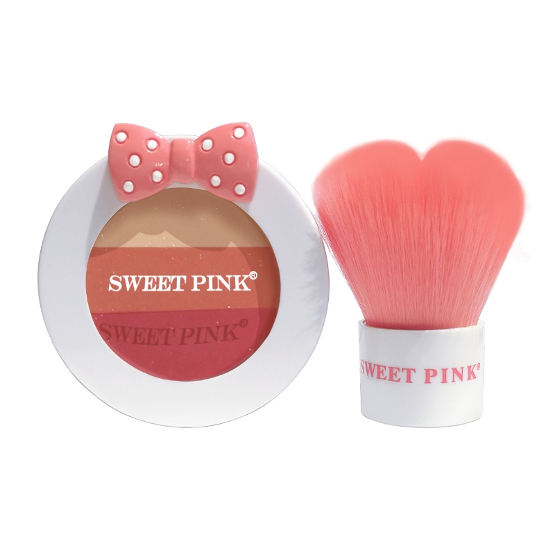 粉色安琪 公主腮红礼盒3.8G甜橙粉