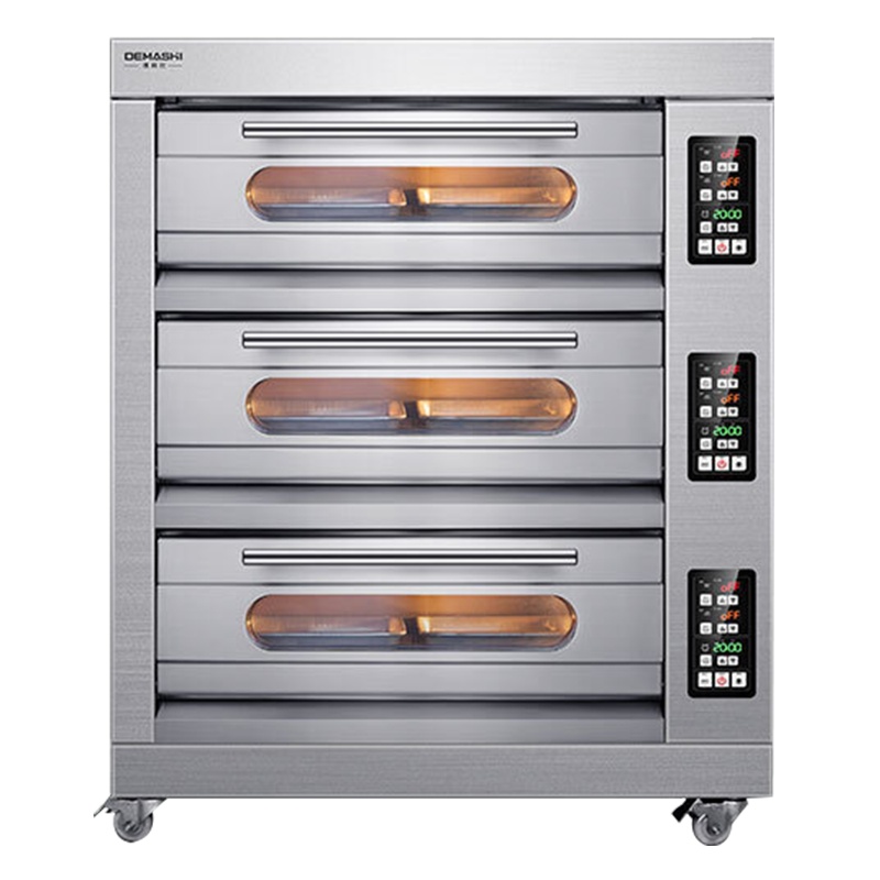德玛仕(DEMASHI)大型烘焙烤箱商用 披萨面包蛋糕月饼地瓜烤箱 商用电烤箱 三层六盘 EB-J6D-Z(380V电压)
