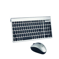 联想(Lenovo)无线激光键鼠套装台式笔记本一体机办公家用键盘鼠标套装KM5922 银色