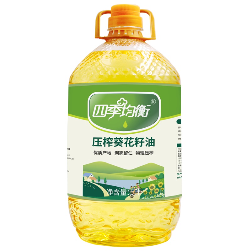千岛源葵花籽油5L 葵花油非转基因压榨一级食用油