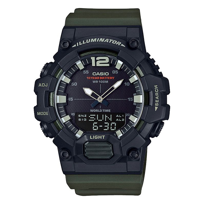 CASIO卡西欧 石英表 男 日韩品牌商务休闲石英男士手表HDC-700-3A