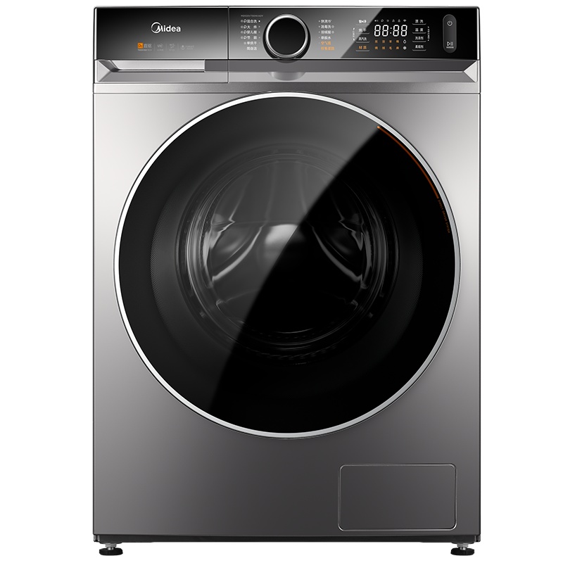 美的(Midea) 10公斤全自动直驱变频智能滚筒洗衣机 洗烘干一体 好直驱选美的 MD100VT90WIADY