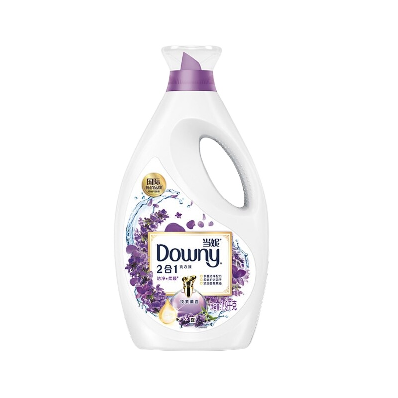 当妮二合一 洗衣液淡紫薰香1.9千克 6瓶/箱 单瓶价 按箱起订(箱)
