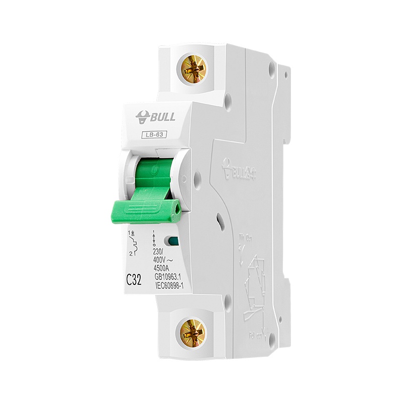 公牛(BULL) 空气开关 1P小型断路器 1P单极32A 家用电源空开 LB-63C32/1