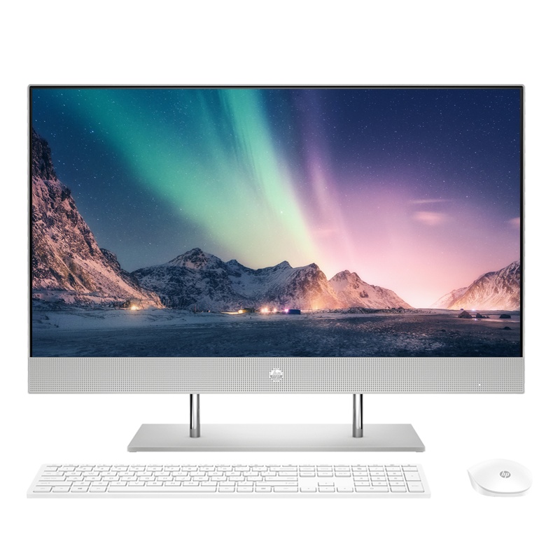 惠普HP 27-dp053scn 27.8英寸高性能娱乐商务家用高效学习现代化办公台式一体机电脑(i5-10400T/8GB/1T+256GB)