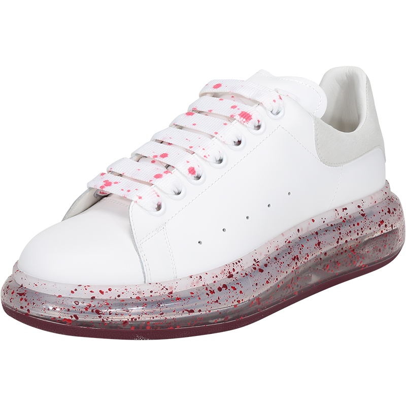 ALEXANDER MCQUEEN 亚历山大·麦昆 男士 皮革气垫底系带休闲运动鞋 625174 WHYBB