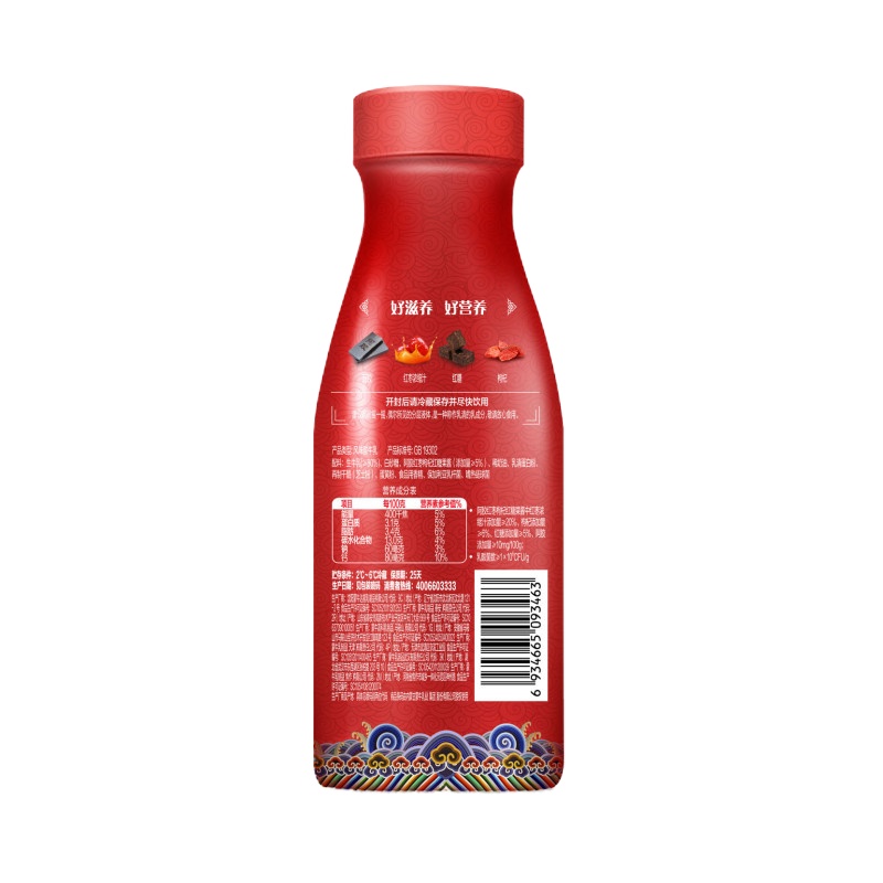 蒙牛 阿胶红枣枸杞红糖风味酸牛奶220g