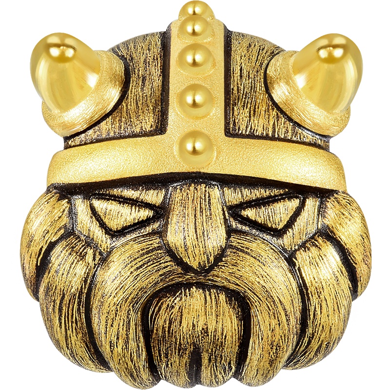 周生生金(足金)Charme串珠系列勇猛XL转运珠