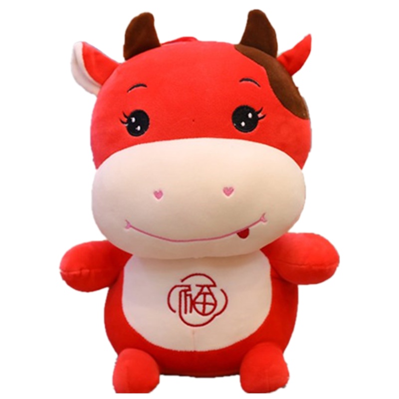毛绒玩具福牛25cm
