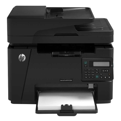惠普(HP)M128fn复印扫描传真机网络多功能一体机黑白激光云打印机 套餐一