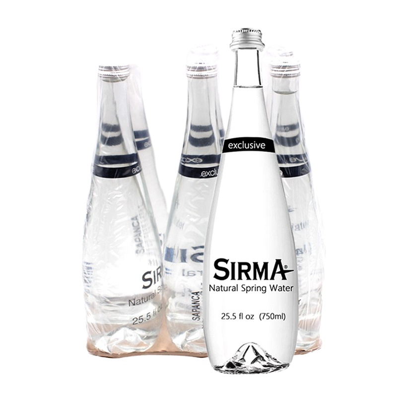 地中海 天然矿泉 玻璃瓶750ml玻璃瓶750ml*6瓶整箱装