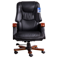 欧宝美牛皮老板椅书房电脑椅办公椅可躺总裁椅1