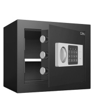 Zs-得力(deli)保险柜 高25cm小型入墙入柜保险箱 办公家用电子密码保管箱 92620