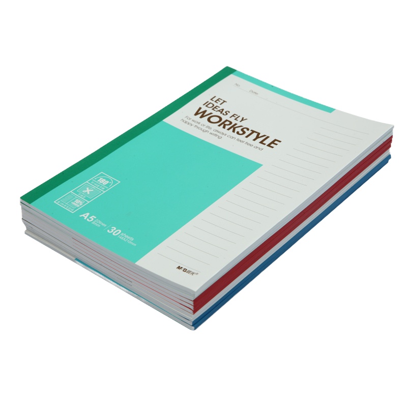 晨光 APYJV411 A5无线装订本30页 商务必备 10本装