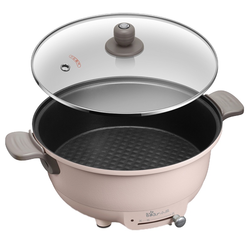 小熊 DHG-B50F1 电火锅家用5L多功能电煮锅电炒锅电热锅