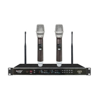 HTDZ(海天电子) HT-99B 无线手持麦克风 真分集无线手持麦克风/话筒 会议、教学、培训、演讲音响