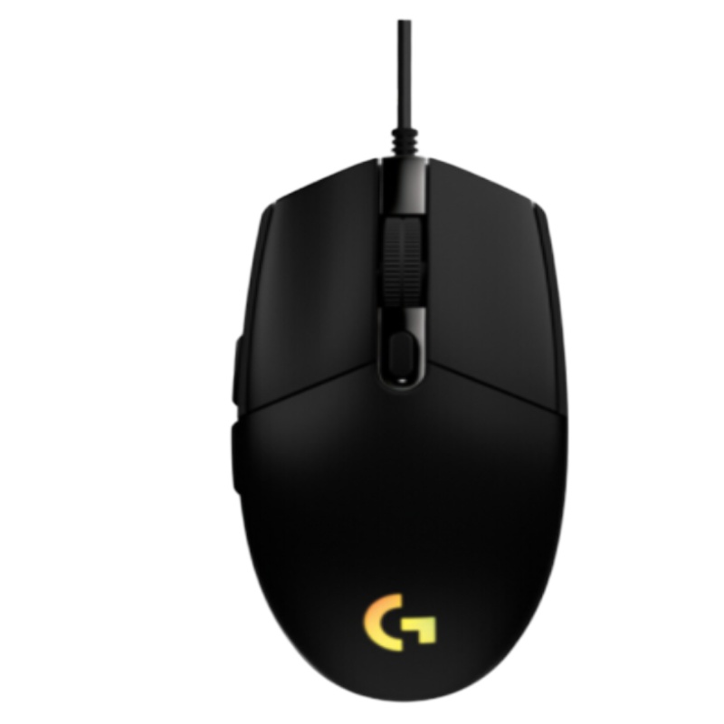 罗技(Logitech) G102 游戏鼠标 黑色 RGB鼠标 第二代 绝地求生 轻量化设计 200-8000DPI