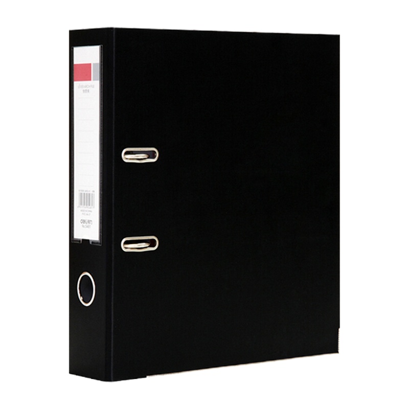 得力5480标准型快劳夹 A4两孔活页文件夹 打孔夹 2孔资料夹档案夹 背宽55mm