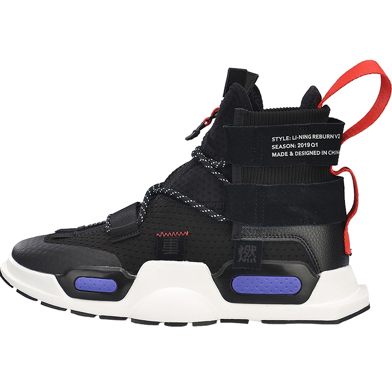 李宁情侣款时装周系列重燃运动时尚篮球场地鞋