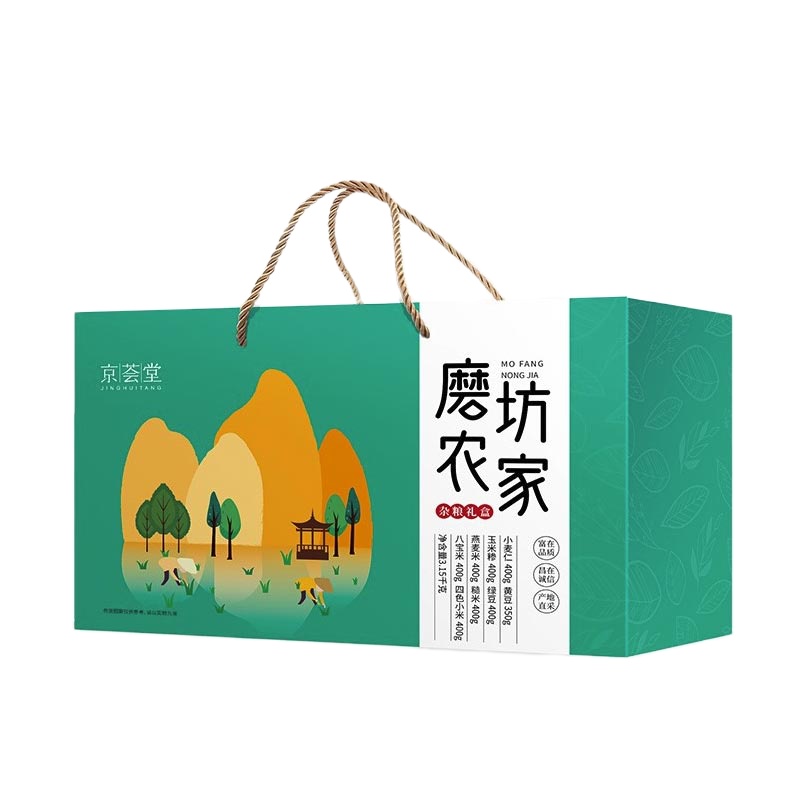 京荟堂磨坊农家杂粮米3.15kg盒