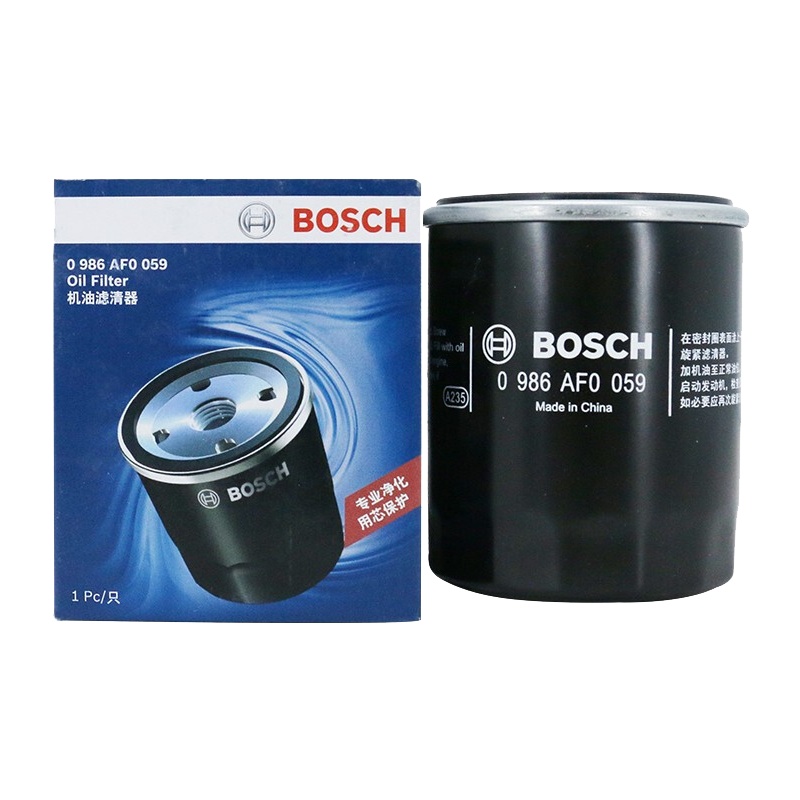 博世(BOSCH)机油滤清器/机滤/机油滤芯0986AF0059(标致/帕杰罗/比亚迪F3/F6/G3/哈弗/奇瑞)