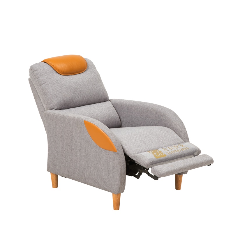 左右沙发单人沙发北欧现代简约轻奢手动不沙发客厅布艺沙发卧室懒人可躺沙发椅DZY5086