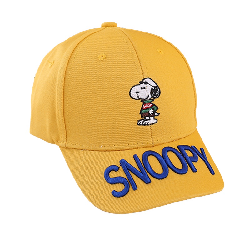 史努比儿童帽子男夏季棒球帽女童遮阳帽宝宝鸭舌帽春秋款防晒太阳帽潮6-16岁
