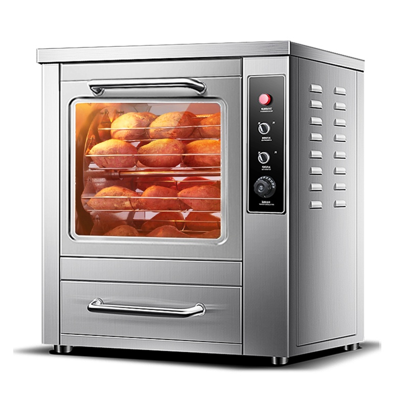 lecon/乐创 商用烤地瓜机全自动烤红薯机器 烤玉米电热炉街头摆摊 68型台式标准款KS