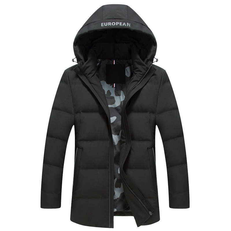 迪伽默 意大利VDG 短款连帽都市百搭时尚休闲羽绒服男士冬装保暖外套