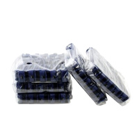 得力5749工作证夹扣 卡套夹子员工牌专用卡扣吊夹 10个包吊挂