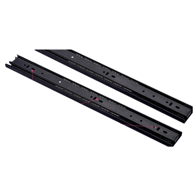 宏建 加宽加厚轨道抽屉轨道(抽屉滑道40公分长不锈钢静音滑轨滑道一套