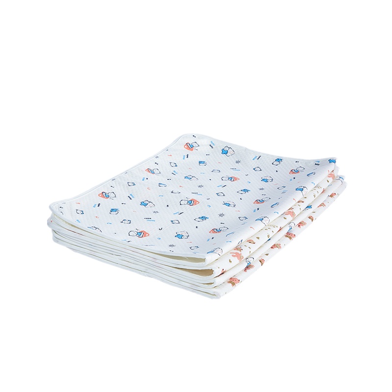 百爱婴儿隔尿垫新生用品防水透气可洗四季通用薄款月经姨妈防漏表纯棉尿布垫(型号ND-J-3545)