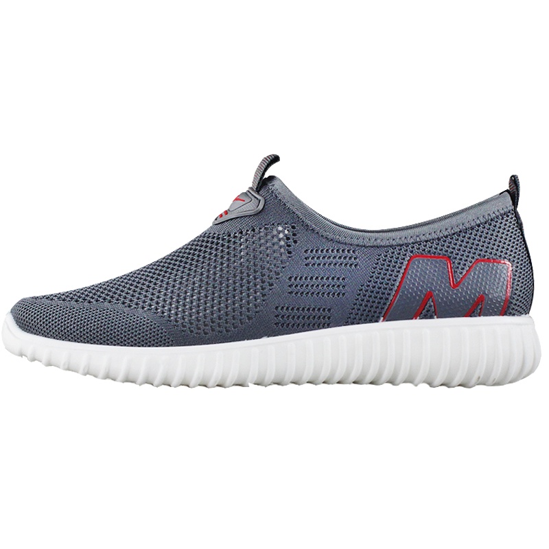 双星休闲鞋网面夏季一脚蹬懒人软底鞋透气运动旅游鞋轻便 DSA988