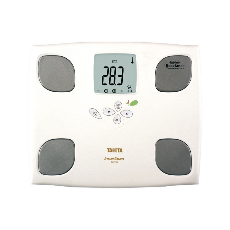 日本百利达(TANITA)精准电子秤健康秤BC-750白色 女性专属测定荷尔蒙周期 测量人体脂肪 指导合理减肥