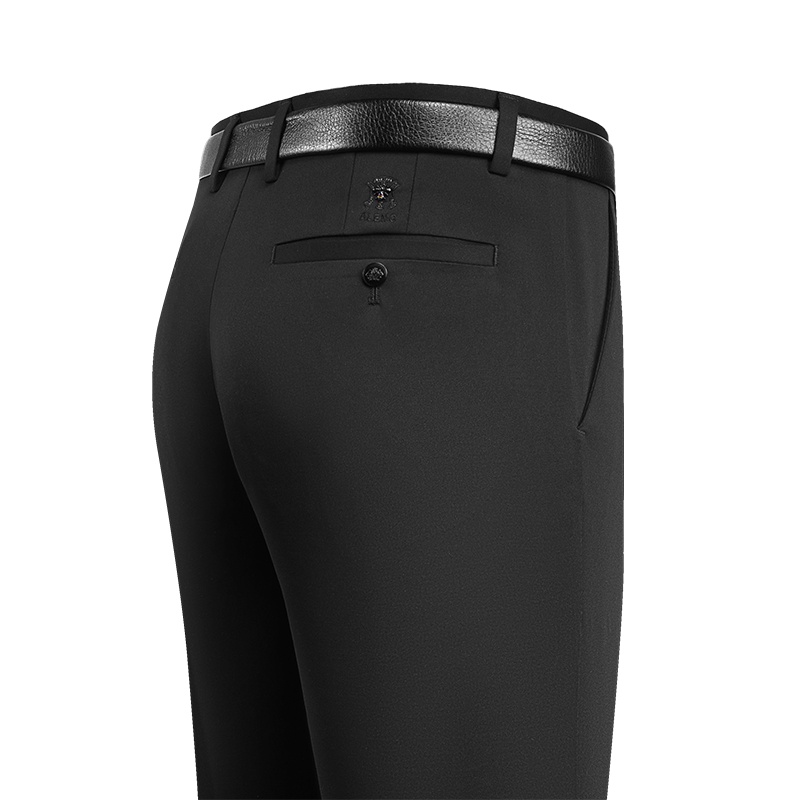 恒源祥休闲裤男夏季新款中年男士休闲裤薄款直筒中腰长裤男