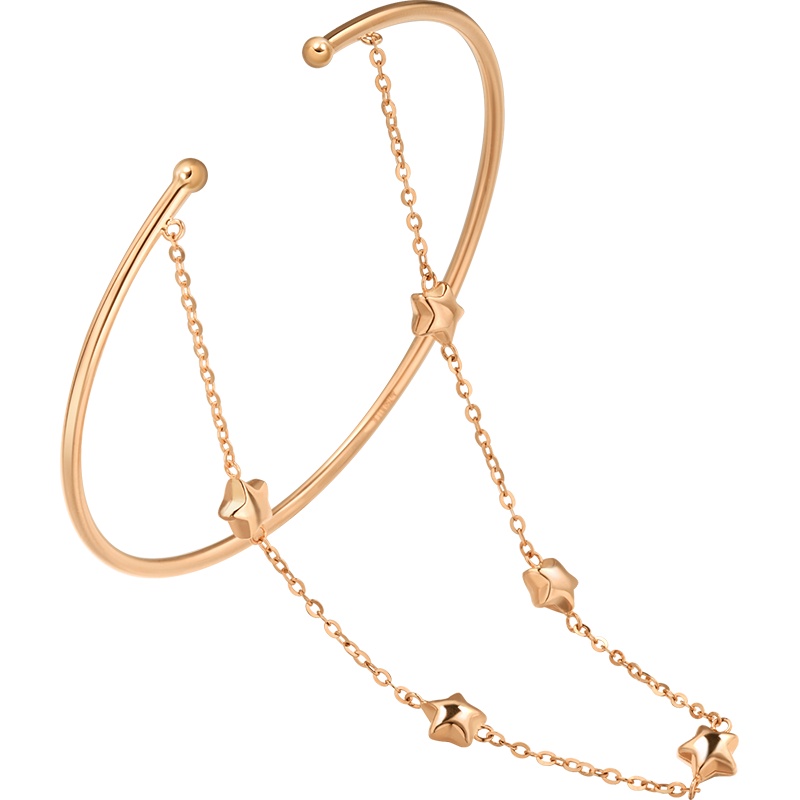 周生生(CHOW SANG SANG)18K红色黄金WristPlay星星手镯90233K定价