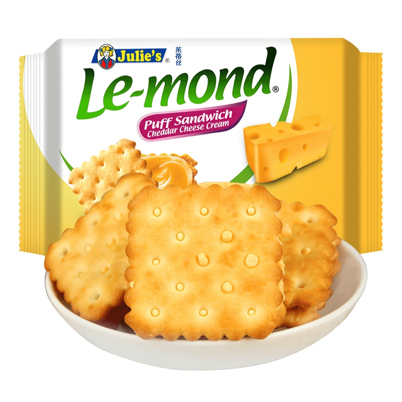 马来西亚进口茱蒂丝Julie's 雷蒙德乳酪味芝士夹心饼干180g*3袋