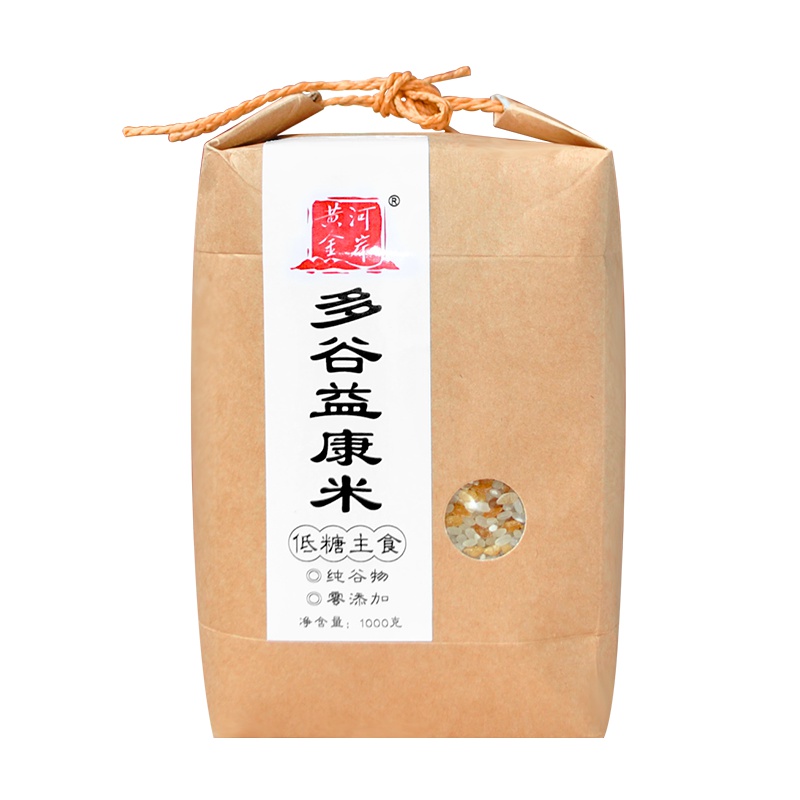 黄河金岸 多谷益康米2500g 低糖多谷米,粗细搭配,粗粮细吃