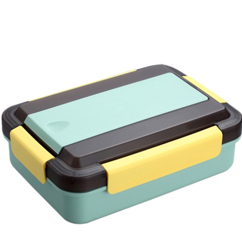 贝瑟斯 便携拼色304不锈钢上班族学生大容量分格饭盒便当盒