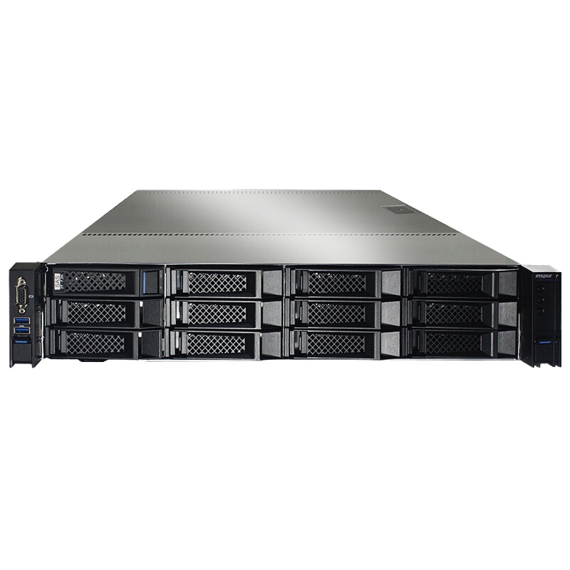 浪潮(INSPUR)NF5270M5服务器(Xeon4216*2 16GB*2内存 4TB*12硬盘 2*0820P2G 双口万兆550W*2 DOS)定制